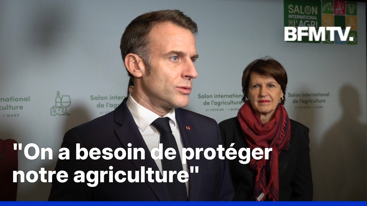Inauguration du salon de l'Agriculture: la prise de parole en intégralité d'Emmanuel Macron