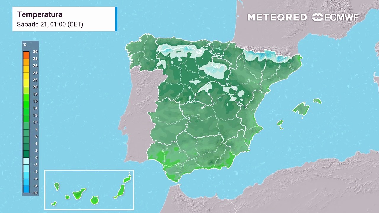 Las temperaturas máximas serán primaverales