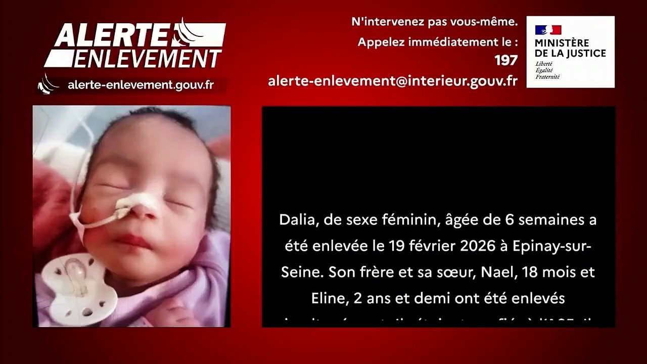 ALERTE ENLÈVEMENT   Trois enfants ont été enlevés en Seine-Saint-Denis