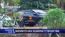 Kapal Bermuatan 7,5 Ton Pasir Timah Disita Polisi, Diduga Diselundupkan ke Malaysia