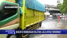 Banjir di Kembangan Selatan Buat Lalu Lintas Tersendat, 3 Pompa Dikerahkan | KOMPAS SIANG