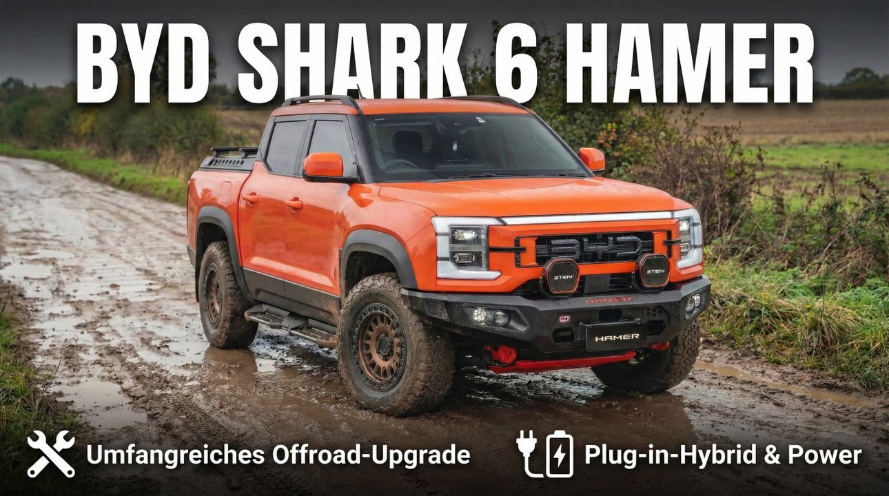 BYD Shark 6 Tuning: So wird der Hybrid-Pickup extrem