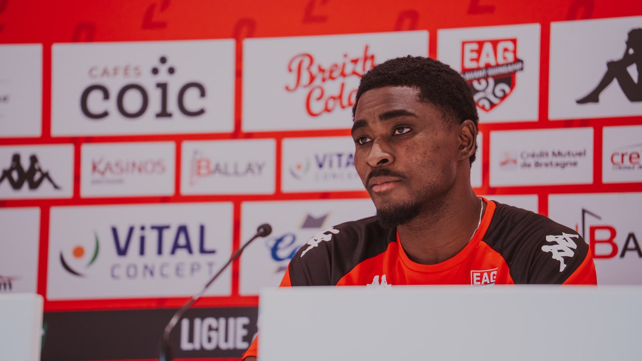 Le Mans FC - EAG : le point presse de Donatien Gomis