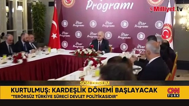TBMM Başkanı Kurtulmuş: Terörsüz Türkiye raporu mihenk taşıdır