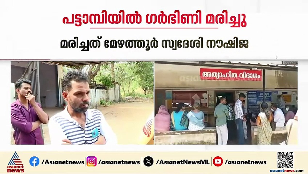 പട്ടാമ്പിയിലെ ഗർഭിണിയുടെ മരണം; നൗഷിജയ്ക്ക് മതിയ...