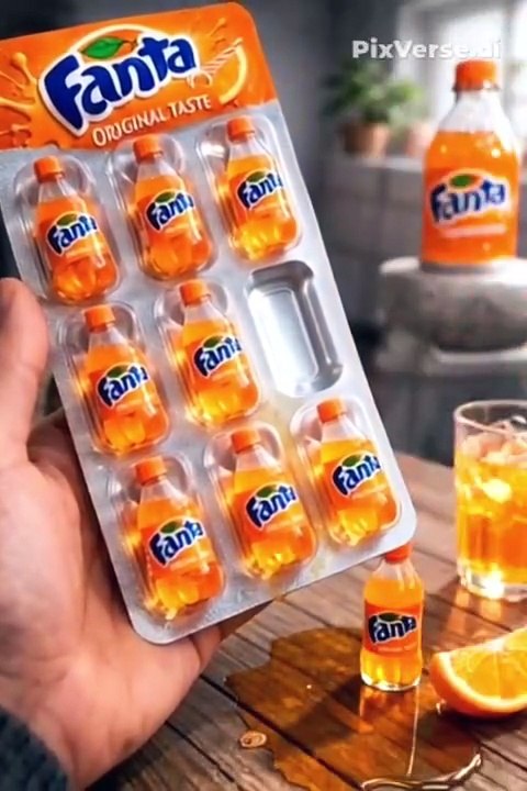 Fanta soda capsule