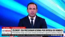 Zelensky: EUA pressionam Ucrânia por entrega do Donbass à Rússia