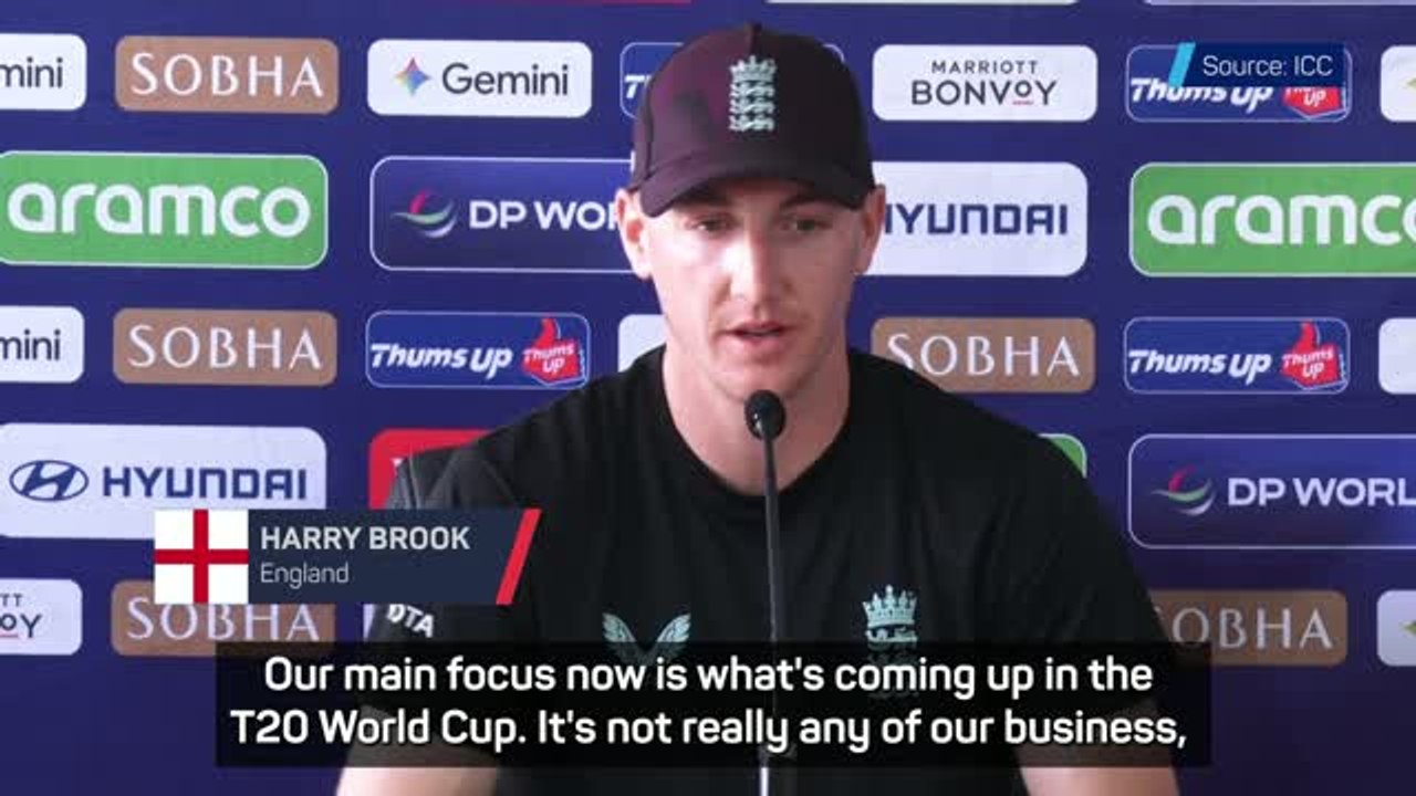'It's a shame' - Brook on reported Pakistani ba...