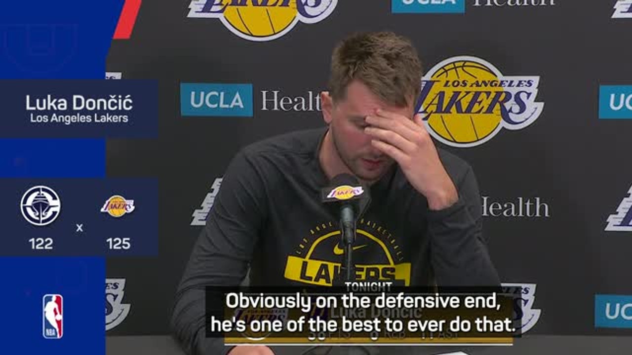 'I always talk back' - Doncic responds in kind to trash talking