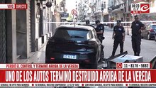 Impresionante accidente en pleno centro porteño: hay heridos