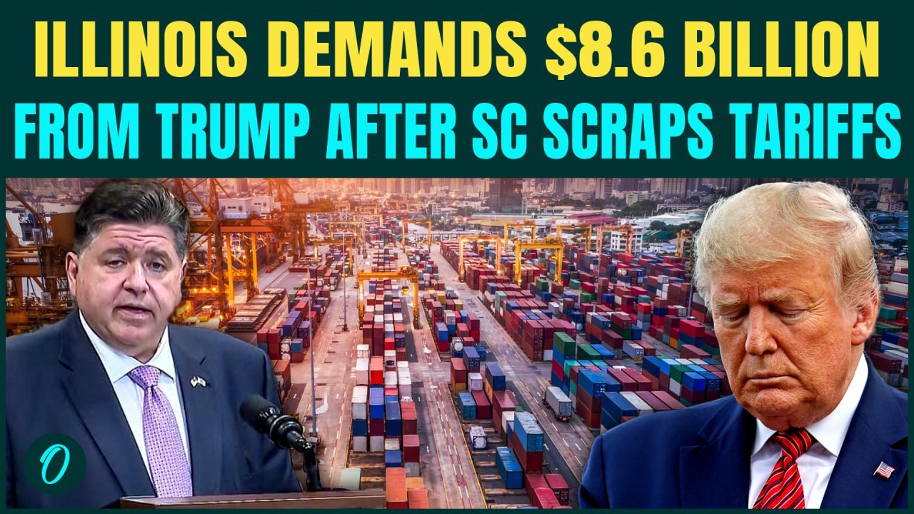 Illinois DEMANDS $8.6 BILLION From Trump After Supreme Court TORCHES Tariffs | Pritzker Fires Back