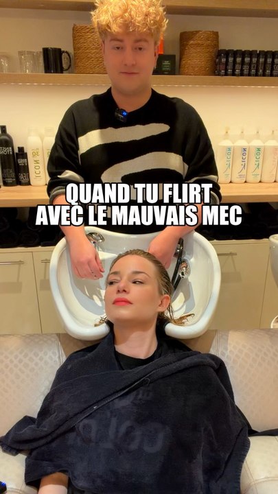 Quand ton coiffeur est jaloux haha