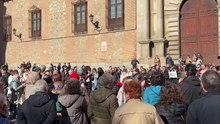 Manifestación de Arba Toledo en defensa del Valle