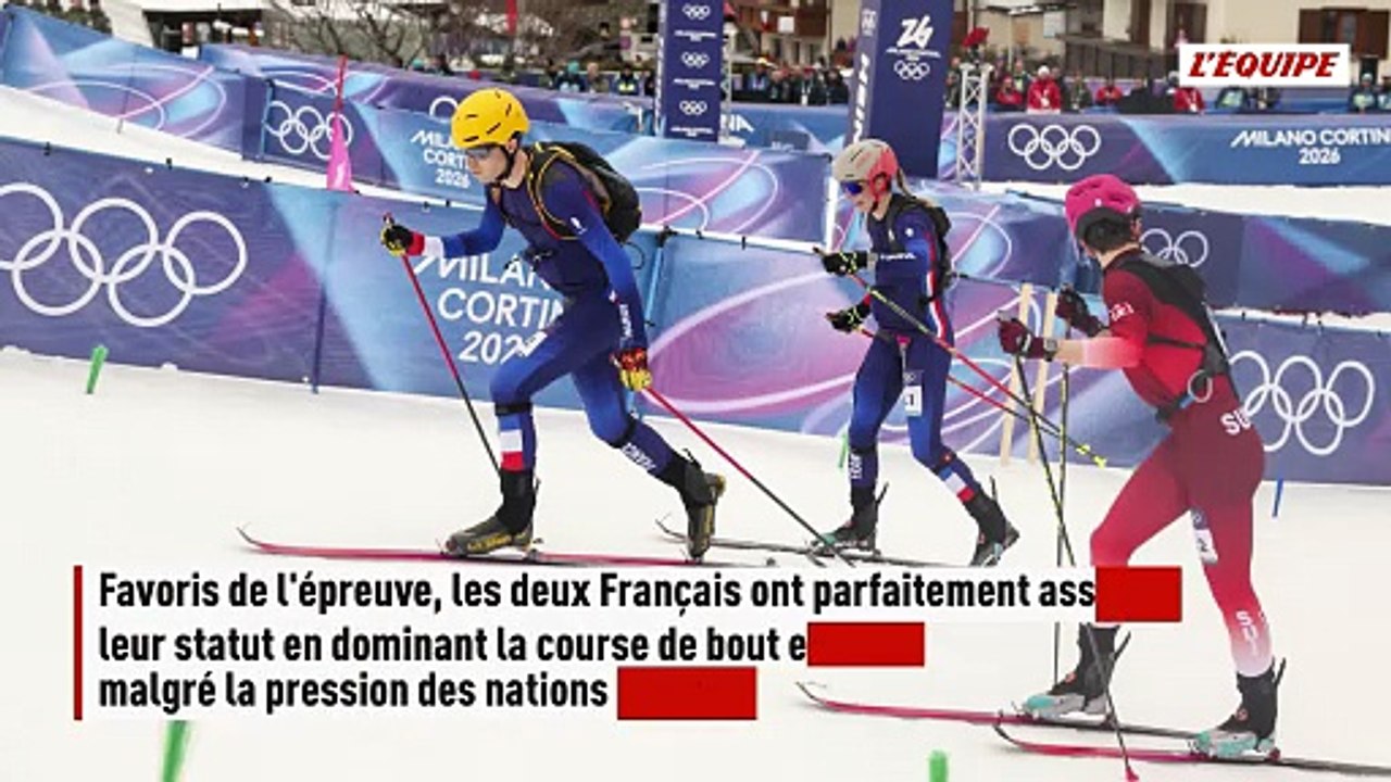 Emily Harrop et Thibault Anselmet, un duo en or ! - JO 2026 - Ski alpinisme