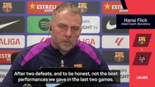 Flick predicts Barcelona improvements after 'poor performances'