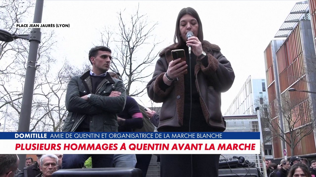 L'hommage à Quentin Deranque par son amie Domitille