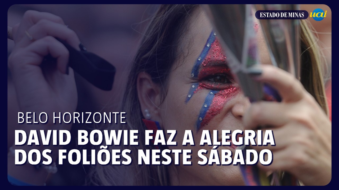 David Bowie faz a alegria dos foliões neste sábado em BH