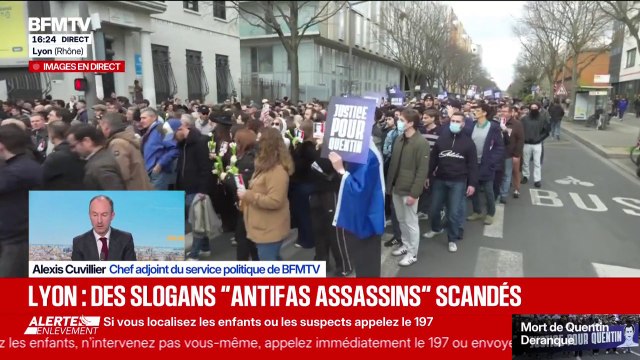 Mort de Quentin Deranque : des slogans antifas assassins ont été scandés dans le cortège