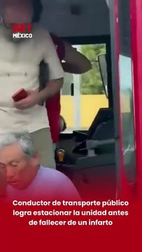 🕊️🚍 Un chofer de transporte público fall3ció mientras conducía por la avenida Kukulcán, en Cancún, presuntamente a causa de un infarto.
