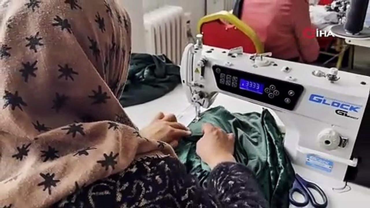 Yüksekova'da kadınlar dikiş-nakış kursuyla hem meslek ediniyor hem sosyalleşiyor