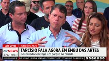 Tarcísio nega atrito com Flávio Bolsonaro e cobra plano para o Brasil; Mariz analisa