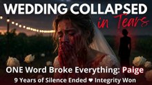 Wedding Ruined in Tears! "Paige" Exposed 9 Years Betrayal – Bride's Epic Revenge Karma! 💔😭#RedditStories #WeddingDrama #Betrayal #CheatingRevenge #Karma#HeartbreakStory