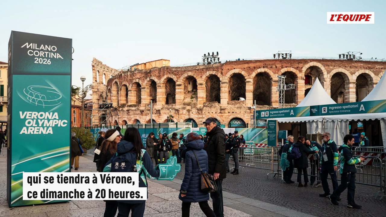 Lou Jeanmonnot et Mathis Desloges porte-drapeaux de la France pour la cérémonie de clôture des Jeux - JO 2026