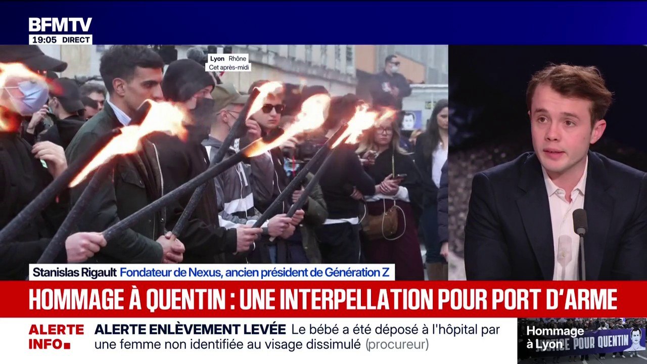 Marche pour Quentin Deranque: "Ce rassemblement avait deux objectifs: demander justice pour Quentin et lui rendre hommage", déclare Stanislas Rigault, fondateur de Nexus