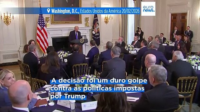 Estados Unidos: Trump anuncia novas tarifas 'globais' de 10% após decisão contra do Supremo Tribunal