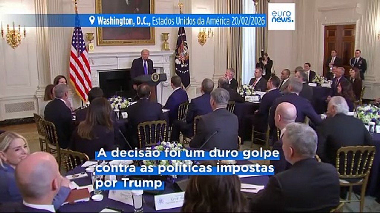 Estados Unidos: Trump anuncia novas tarifas 'globais' de 10% após decisão contra do Supremo Tribunal