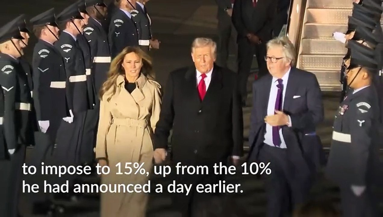 US global tariffs will rise to 15%, Donald Trump says