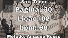 Página: 30 Lição: 02 - Sax. Tenor [60 bpm]