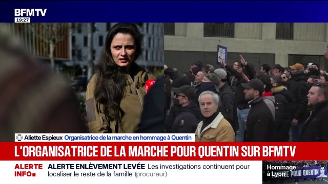 Saluts nazis durant la marche pour Quentin Deranque: Aliette Espieux, organisatrice de la marche à Lyon, déclare qu'il n'y a absolument pas eu de saluts nazis