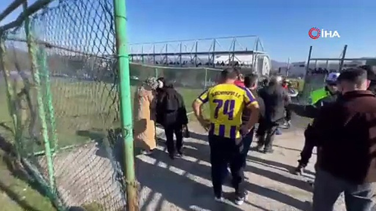 Amatör maçta saha karıştı | Ajansspor | IHA