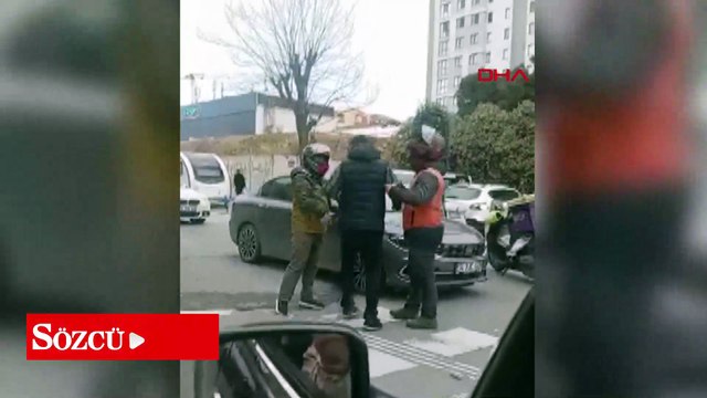 Ümraniye'de yol verme kavgasında silah çekti; şüpheli gözaltına alındı