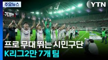 프로 무대 뛰는 경기도 시민축구단...K리그2만 7개 팀 / YTN
