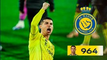 Cristiano Ronaldo sigue rompiendo su propio récord y suma 964 goles en toda su trayectoria tras doblete