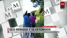 Grupo delictivo ataca a policías y protección civil en tramo carretero de Chiapas