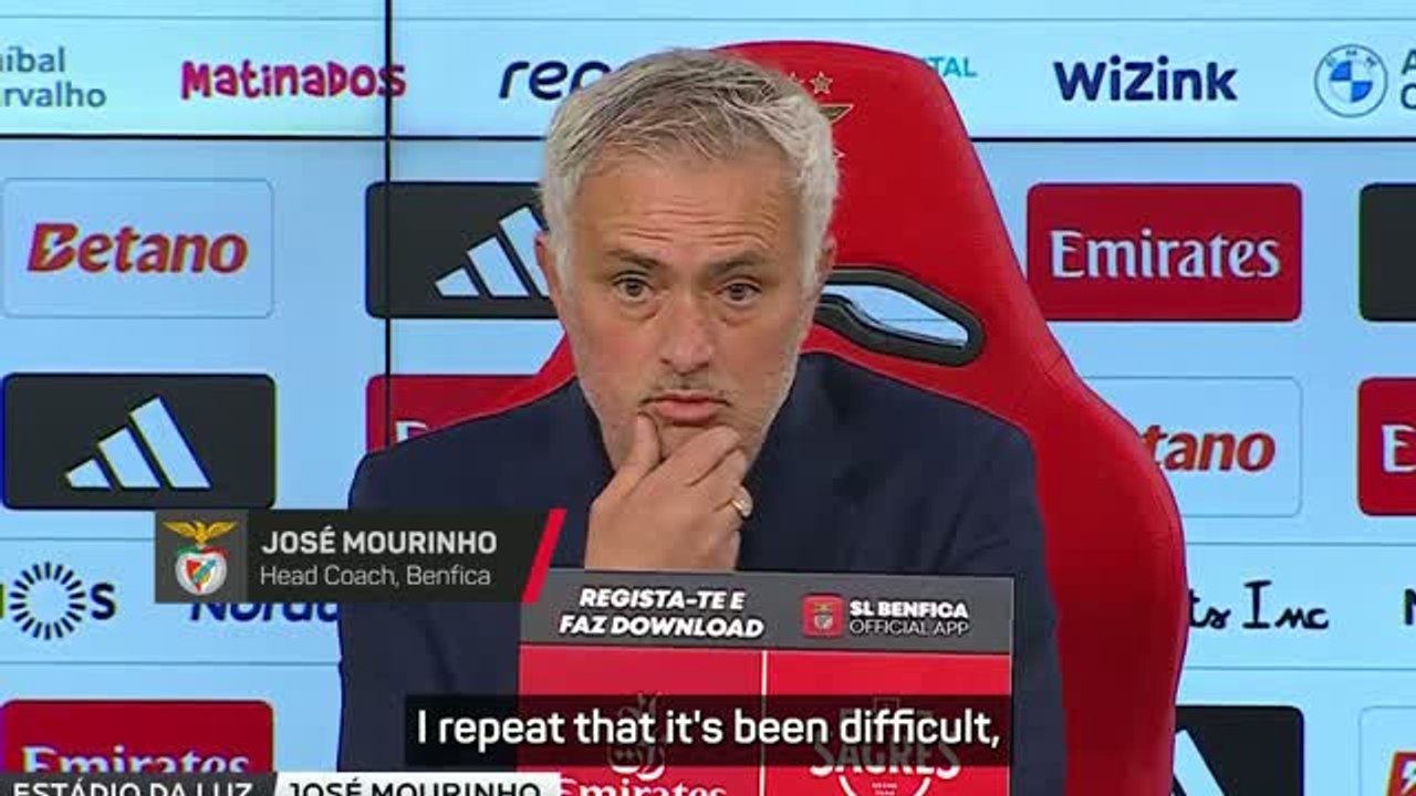 'It's been difficult' - Mourinho admits emotional toll taken over Vinicius racism row