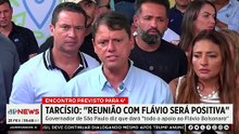 Eleições 2026: Tarcísio afirma que “reunião com Flávio será positiva”; Vilela comenta