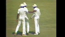 Shahid Butt 2 for 73 Governor's XI v West Indians 3 Day Match at Sahiwal in 1986