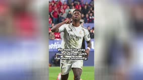 Vini Jr. scores but Real 'need to play much better'