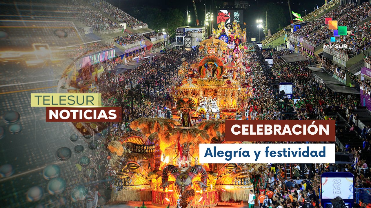 Finaliza el Carnaval del Sambódromo de Río de Janeiro en Brasil