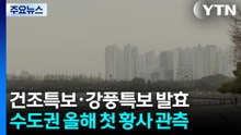 [날씨] 서울 건조·강풍특보 발효...'올해 첫 황사' 관측 / YTN