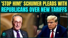 Schumer DECLARES Showdown With Trump Over Tariffs | Calls on Republicans to REBEL