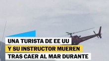 Turista de EE UU y su instructor mueren tras caer con ala delta a playa de Río de Janeiro