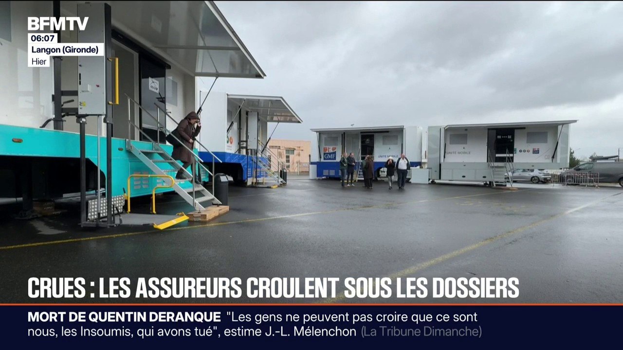 À cause des tempêtes successives et des crues, les déclarations de sinistres affluent chez les assureurs