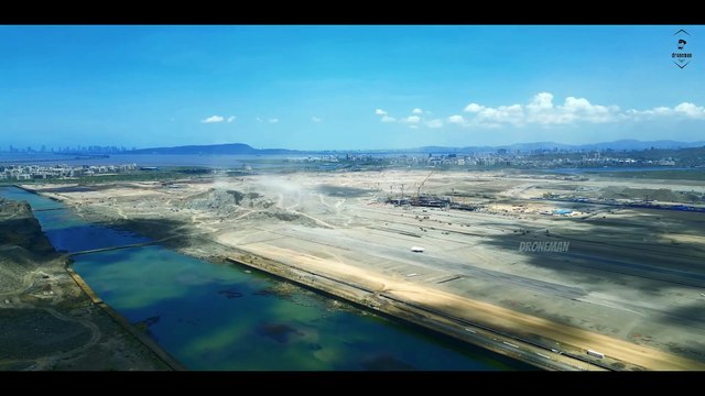 Navi Mumbai International Airport Progress June 2023 _ DB Patil International Airport