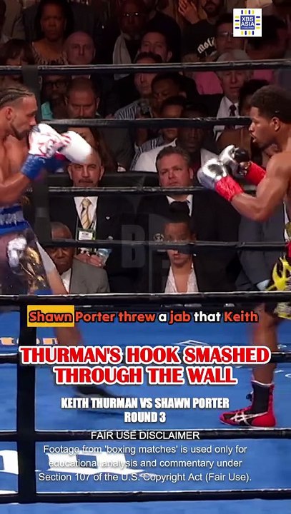 Shawn Porter COVERED UP! And still GOT MOVED by Keith Thurman!