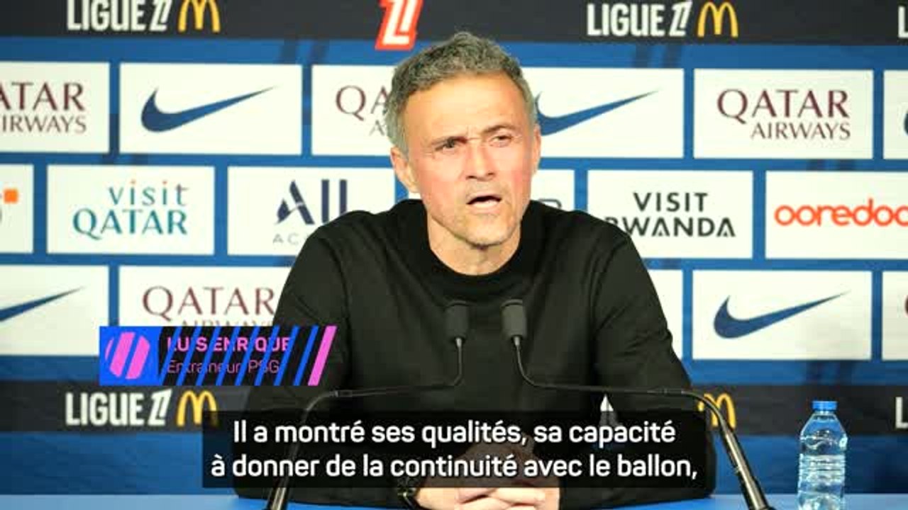 PSG - Luis Enrique : "Dro a montré ses qualités"